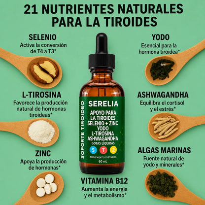Serelia™ Equilibrio Tiroideo | Optimiza tu metabolismo dónde realmente falla: en tu Hìgado🫀🌿