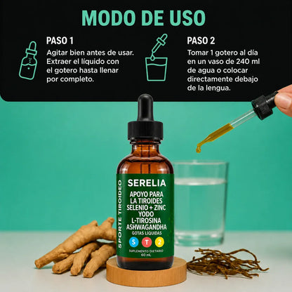 Serelia™ Equilibrio Tiroideo | Optimiza tu metabolismo dónde realmente falla: en tu Hìgado🫀🌿