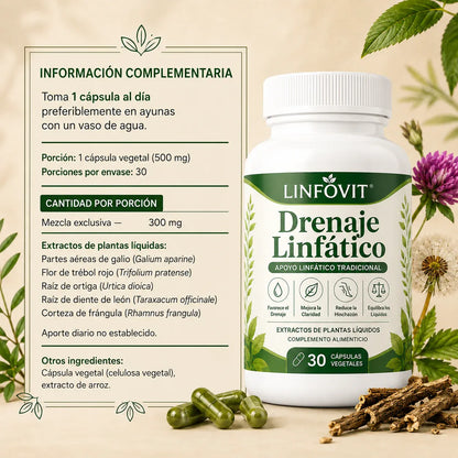 LinfoVit™ | Soporte metabólico Contra Líquidos Retenidos🌿