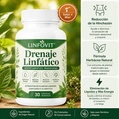 LinfoVit™ | Soporte metabólico Contra Líquidos Retenidos🌿