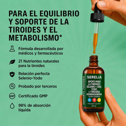 Serelia™ Equilibrio Tiroideo | Optimiza tu metabolismo dónde realmente falla: en tu Hìgado🫀🌿